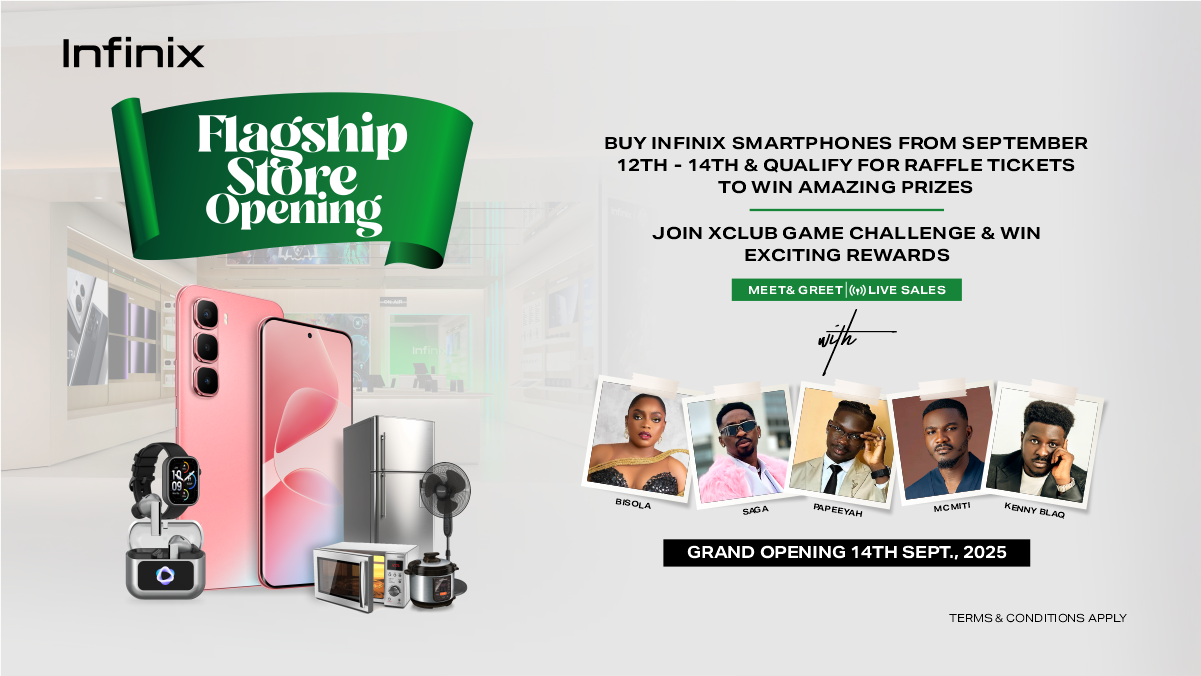 Infinix Launches Flagship Store at Jabi Lake Mall, Unveils GT 30 Pro Live