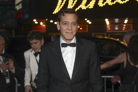 George Clooney at a Broadway opening night.
