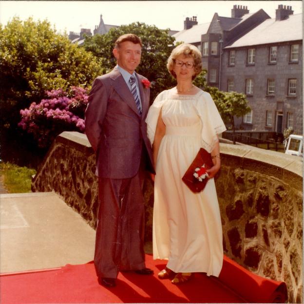 Photo of George and Jessie Murdoch on their wedding day.