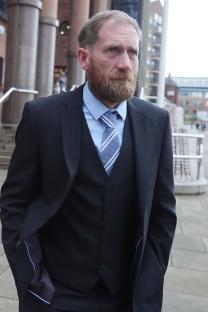 Daniel Graham leaving Newcastle Crown Court.