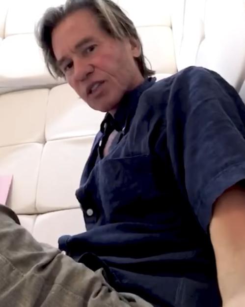 Val Kilmer in a video.