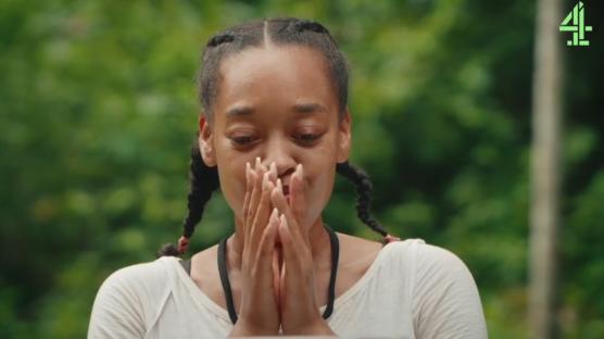 A contestant on Tempting Fortune is visibly upset.