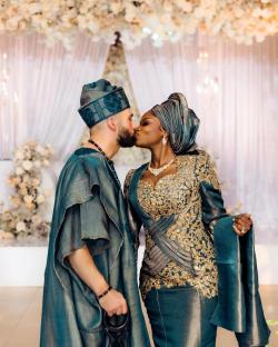 Nigeria Meets America in MaryJane and Evan’s Lit Wedding Video
