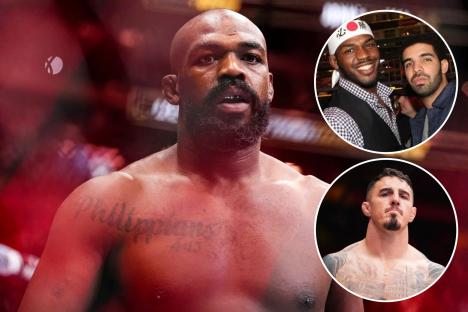 Jon Jones uses Drake diss lyrics to confirm career move days after Dana White’s UFC guarantee as Aspinall left in limbo