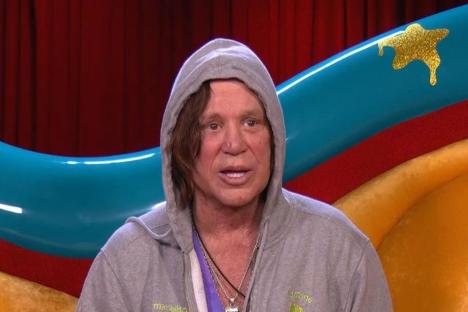 Mickey Rourke given strict warning by Big Brother after ‘homophobic slur’ that left housemate in tears