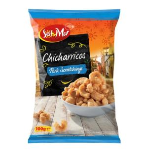 Package of Sol&Mar Chicharmicos pork scratchings.