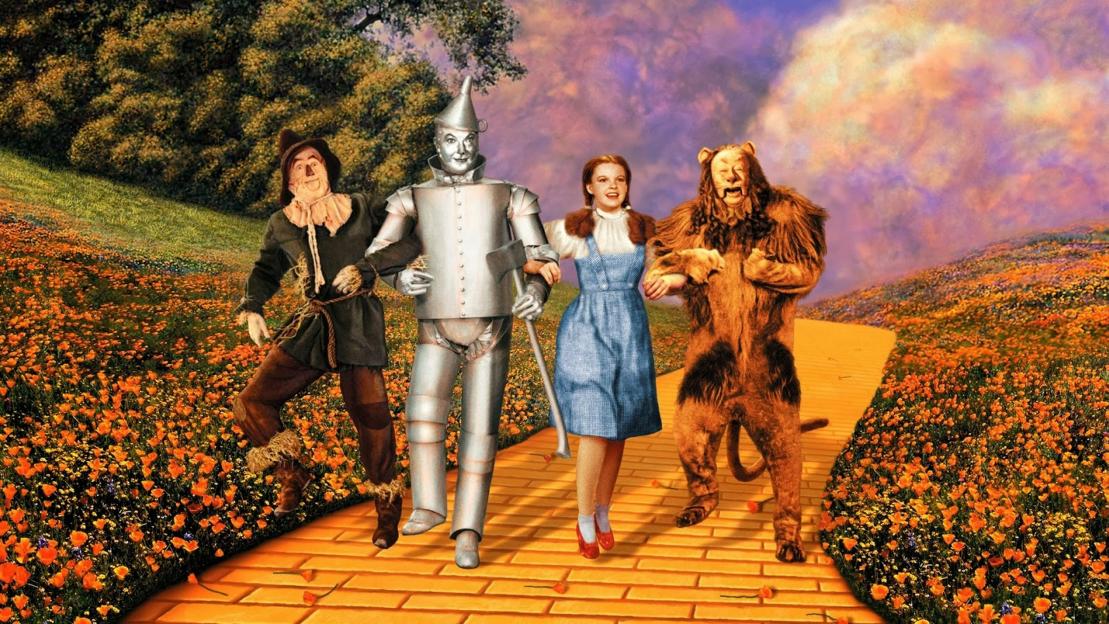 Illustration of the characters from The Wonderful Wizard of Oz.