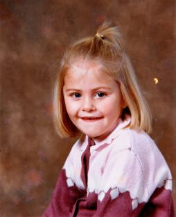 Photo of Rachael Watts as a toddler.