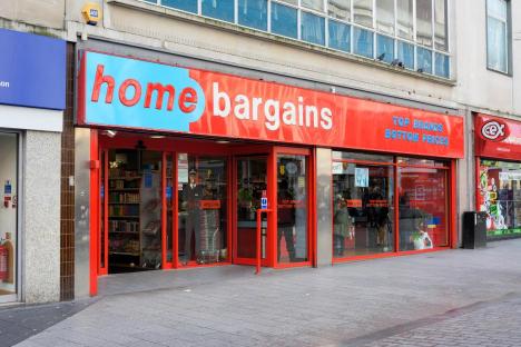 Home Bargains store in Liverpool.