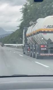 Plane making an emergency landing on a motorway.