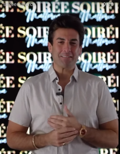 James Argent promoting his next gig.