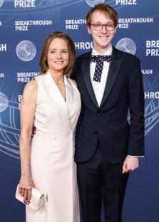 Jodie Foster and Kit Bernard Foster at the Breakthrough Prize Ceremony.