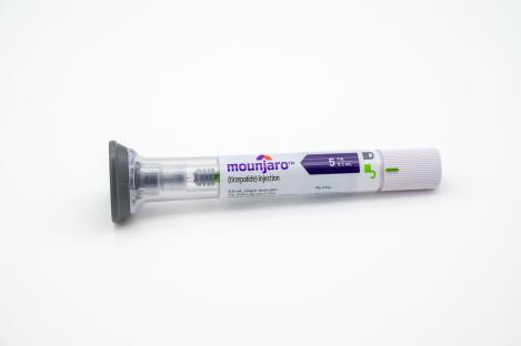 Mounjaro (tirzepatide) injection pen.