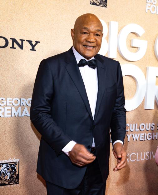 George Foreman at the premiere of "Big George Foreman."