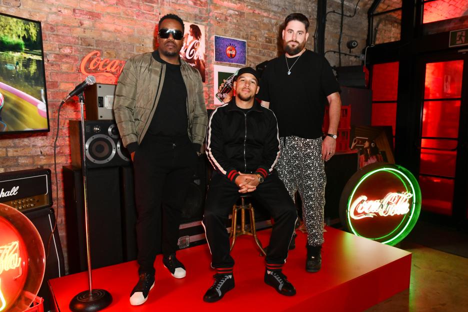 Photo of Rudimental at a Jack Daniels and Coca-Cola event.