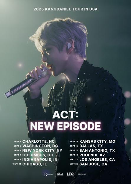 Kang Daniel Announces Dates For 12-City U.S. Tour &#8220;ACT : NEW EPISODE&#8221; 3