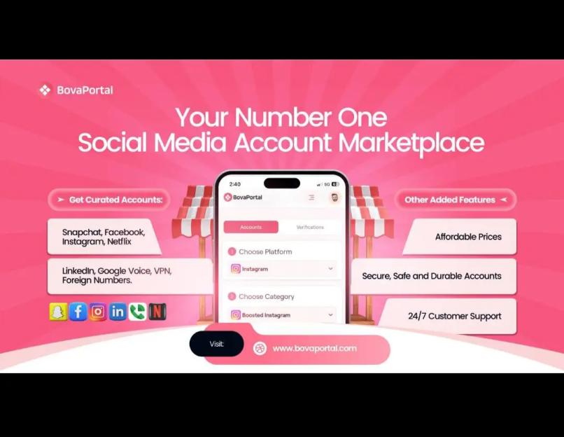 Bovamedia: Your Number One Social Media Website For Likes, Followers, Accounts 3
