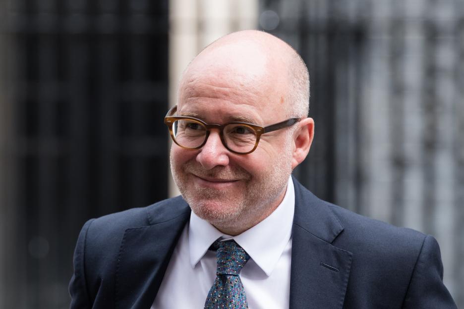 Attorney General Richard Hermer leaving 10 Downing Street.