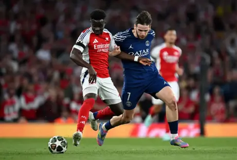 Champions League: PSG defeat Arsenal 1-0 in semi-final first leg