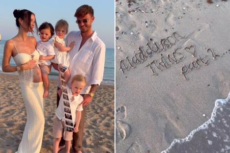 James Maddison and girlfriend Kennedy Alexa announce they’re expecting twins AGAIN in wholesome video