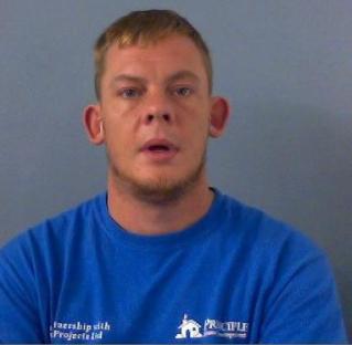 Mugshot of Michael Jones, convicted of stealing a gold toilet.