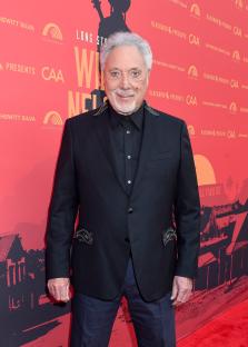Tom Jones at Willie Nelson's 90th birthday celebration.