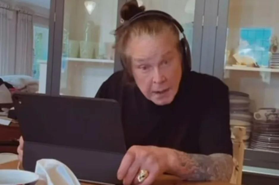 Ozzy Osbourne is seen in touching final video having breakfast with his family shared just two days before his death