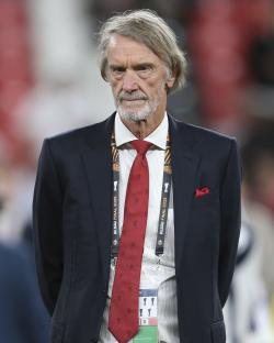 Sir Jim Ratcliffe at the UEFA Europa League Final.