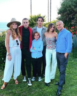 Patsy Palmer with her family.