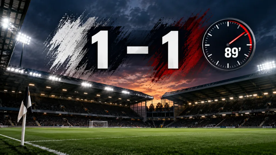 Cunha rescues Manchester United with late equaliser at Fulham
