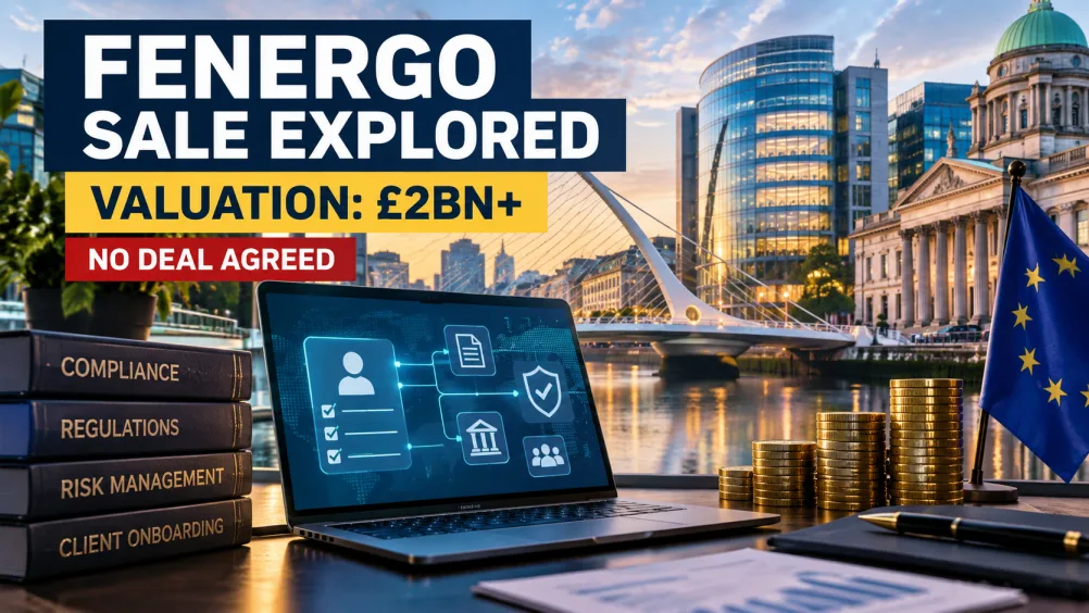 Fenergo Owners Explore Sale Valuing Fintech at More Than £2bn