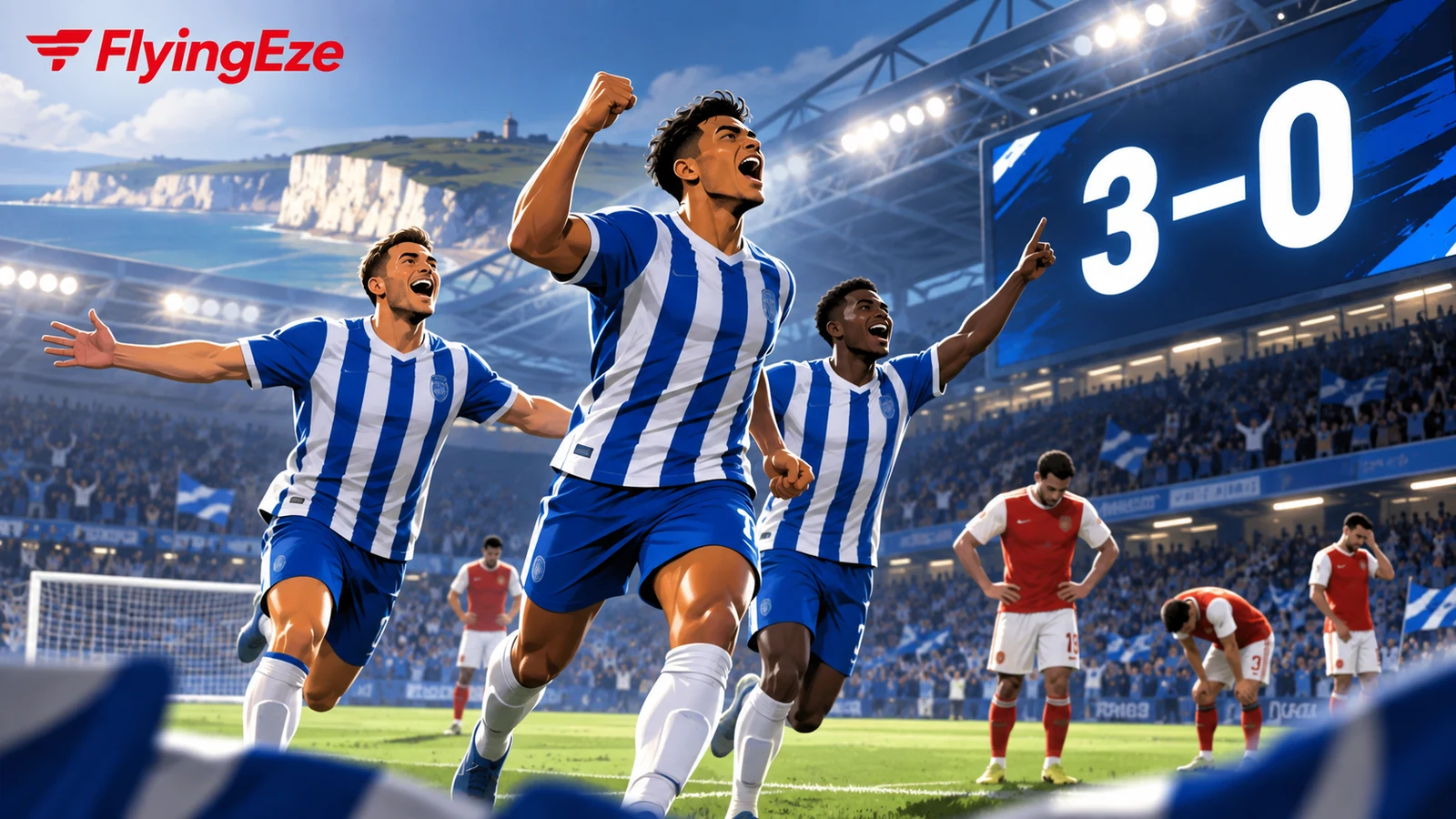 Brighton Stun Arsenal 3-0 to End Gunners’ Perfect Premier League Start