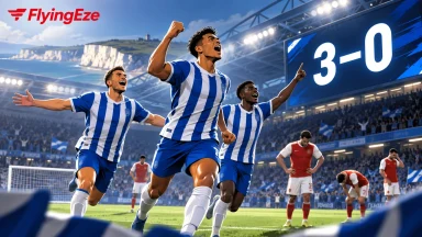 Brighton Stun Arsenal 3-0 to End Gunners’ Perfect Premier League Start