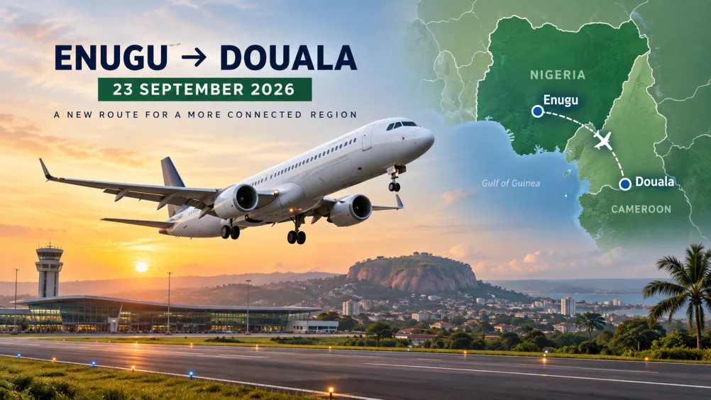 Enugu Air to Launch First International Route to Douala on September 23