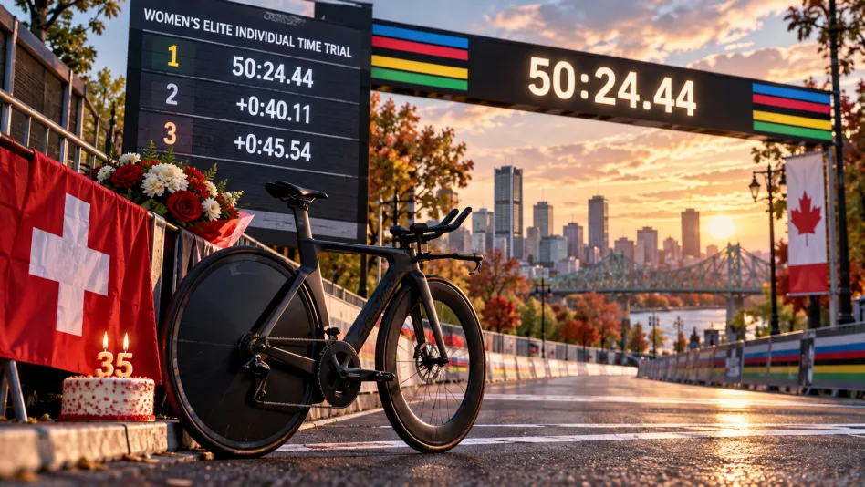 Reusser retains women's world time trial title on 35th birthday