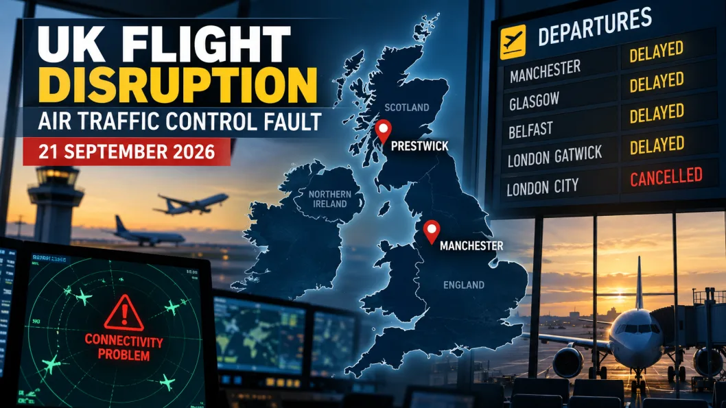 UK Flights Disrupted Again After NATS Fault Hits Prestwick