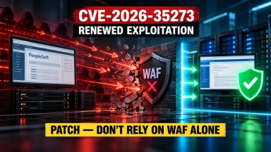 ShinyHunters Bypasses PeopleSoft WAF Defences as CVE-2026-35273 Attacks Continue