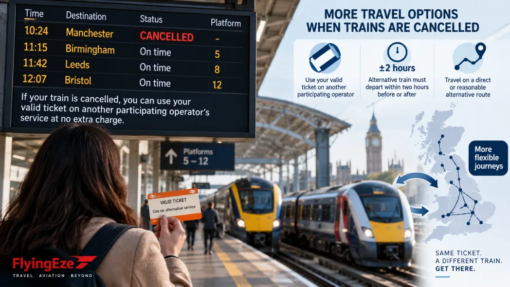 UK Train Cancellation Rule Now Lets Passengers Switch Operators Free