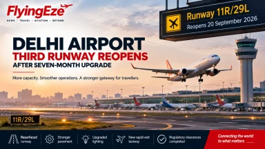 Delhi Airport Third Runway Reopens After Seven-Month Upgrade