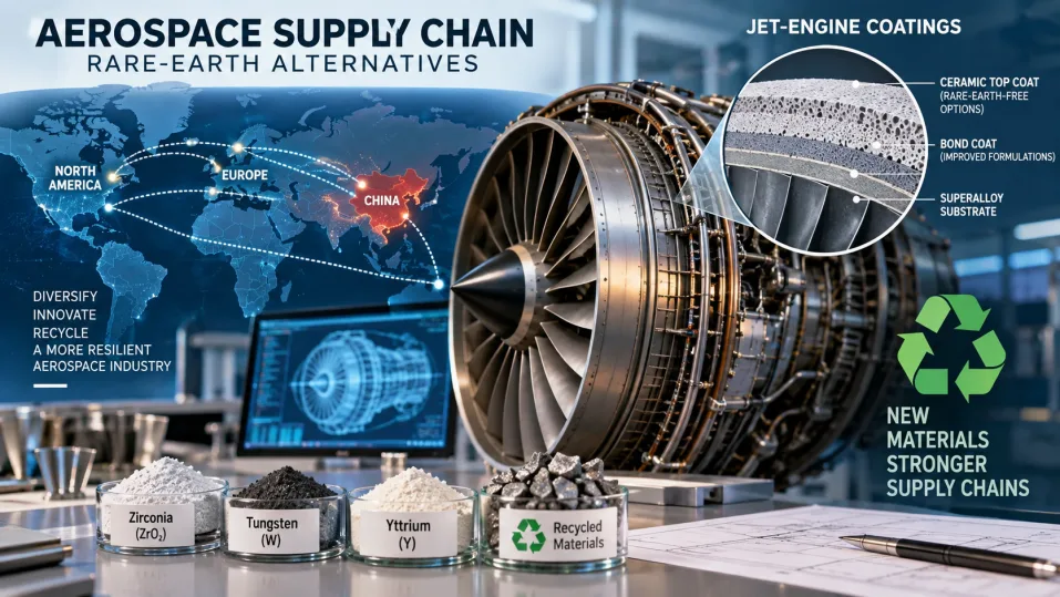 Aerospace Suppliers Test Rare-Earth Alternatives as China Supply Risks Grow
