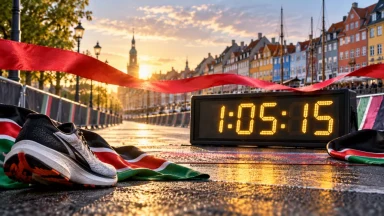 Agnes Ngetich breaks women-only half marathon world record in Copenhagen