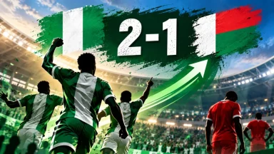 Nigeria fight back to beat Madagascar 2-1 in AFCON 2027 qualifier