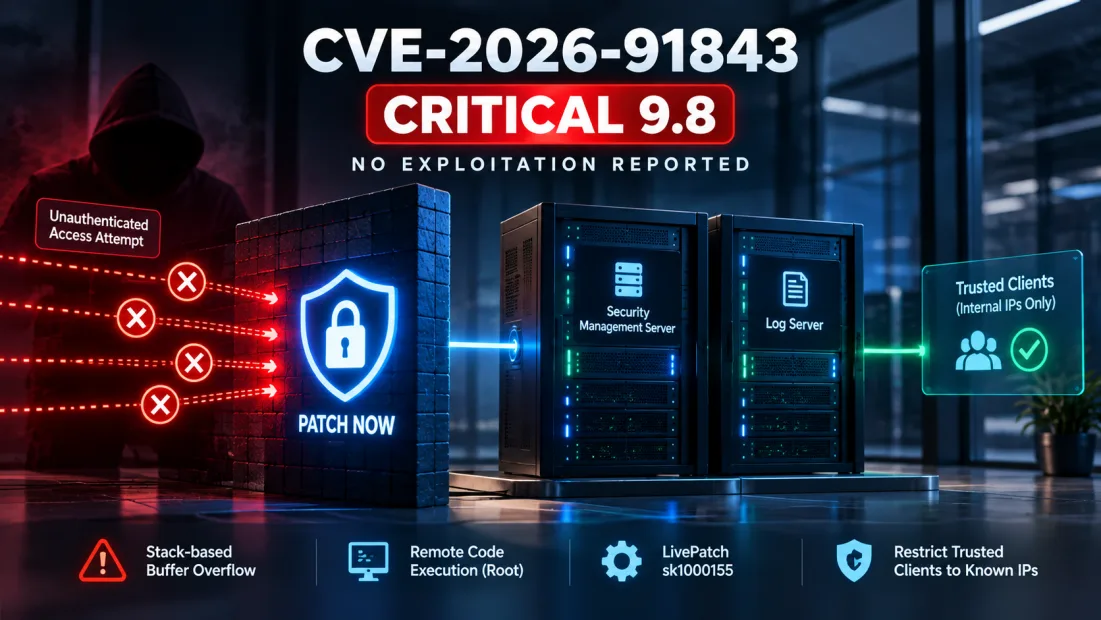 Check Point CVE-2026-91843: Critical Management Server Flaw Needs Urgent Patching