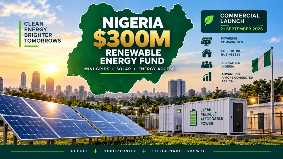 Nigeria Launches $300 Million Renewable Energy Fund to Expand Off-Grid Power
