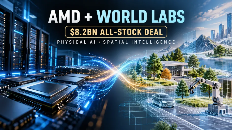 AMD to Buy World Labs for $8.2bn in Physical AI Push