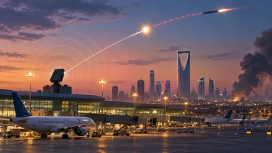 Saudi Arabia Intercepts Houthi Missile Toward Riyadh as Airport Area Sees Smoke