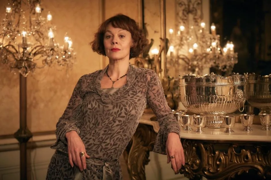 Helen McCrory as Polly Gray in a scene from Peaky Blinders.
