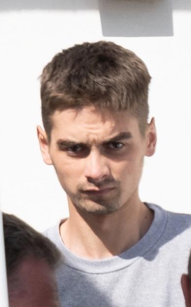 Deividas Skebas, 22, leaves Lincoln Crown Court.