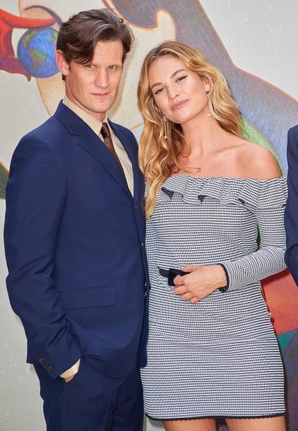 Matt Smith and Lily James