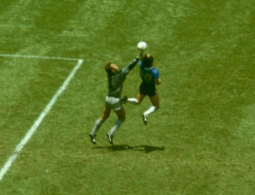 Diego Maradona Hand of God Goal Argentina v England 1986